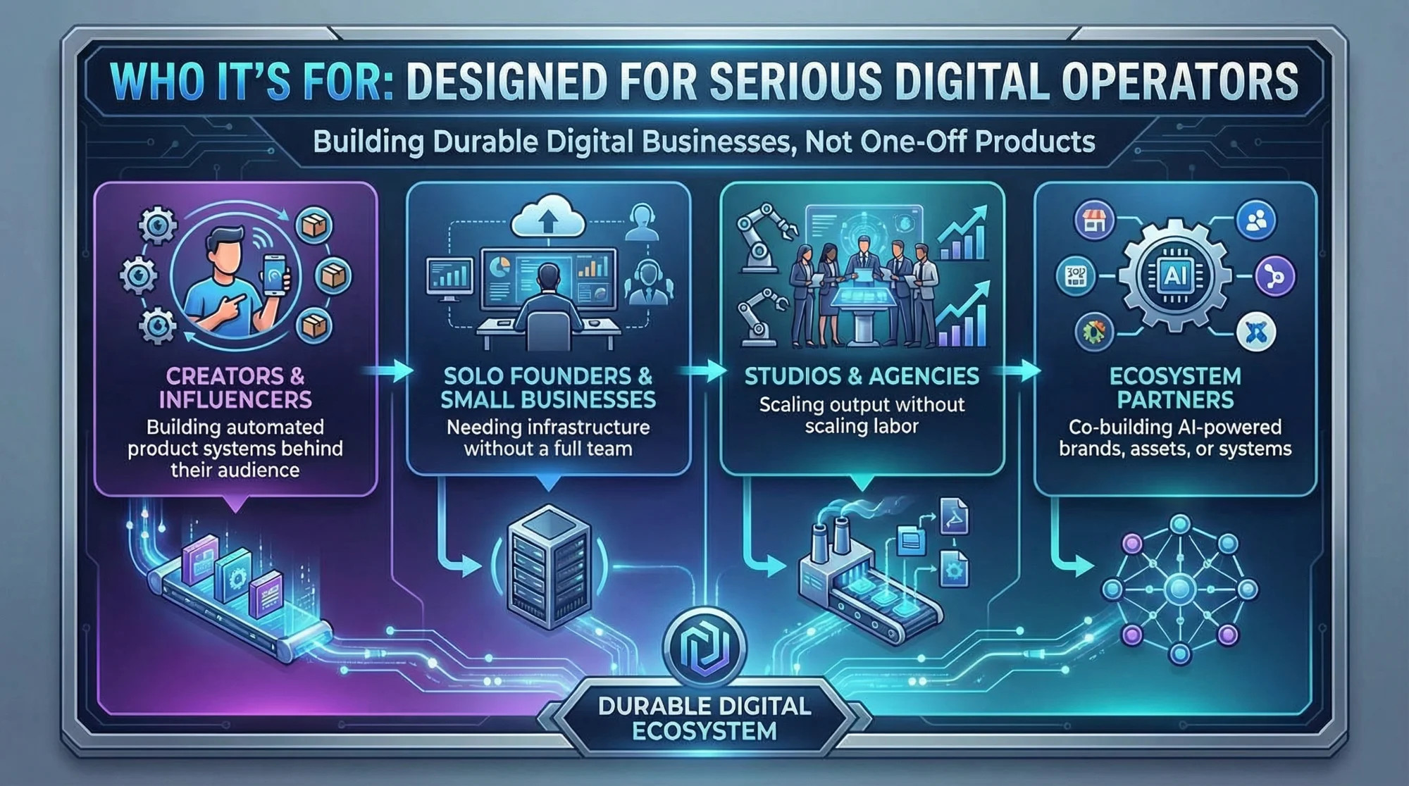 Who It's For - Designed for serious digital operators